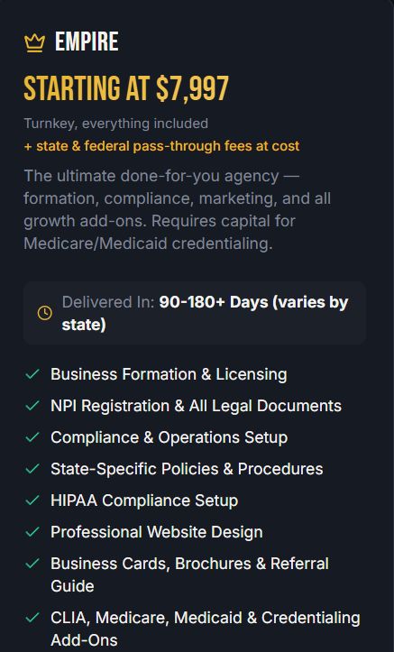 HHA in a Box - Empire