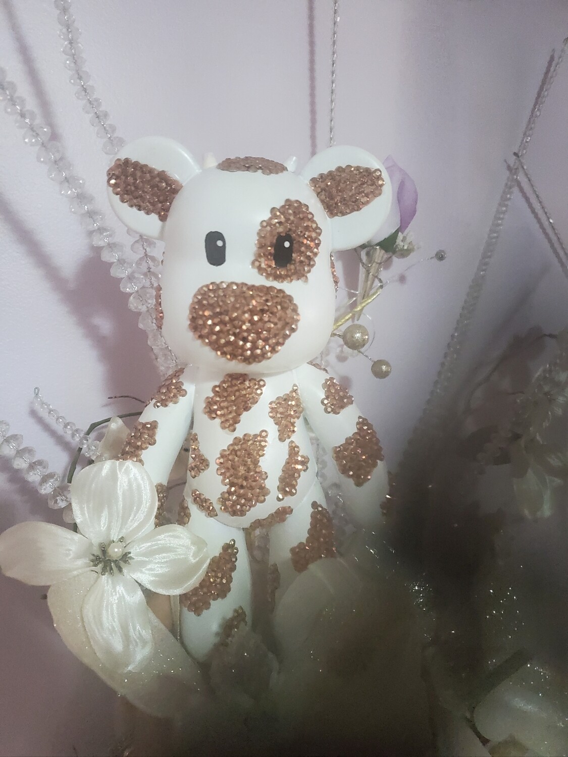 Cow Rhinestone Bear 