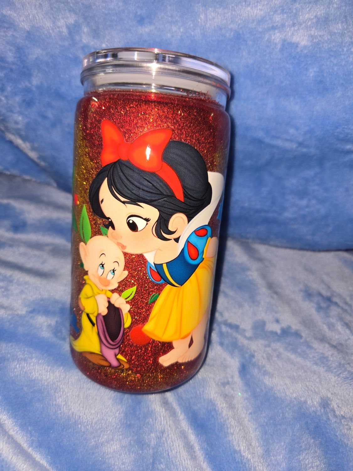 Snow white Plastic Cup