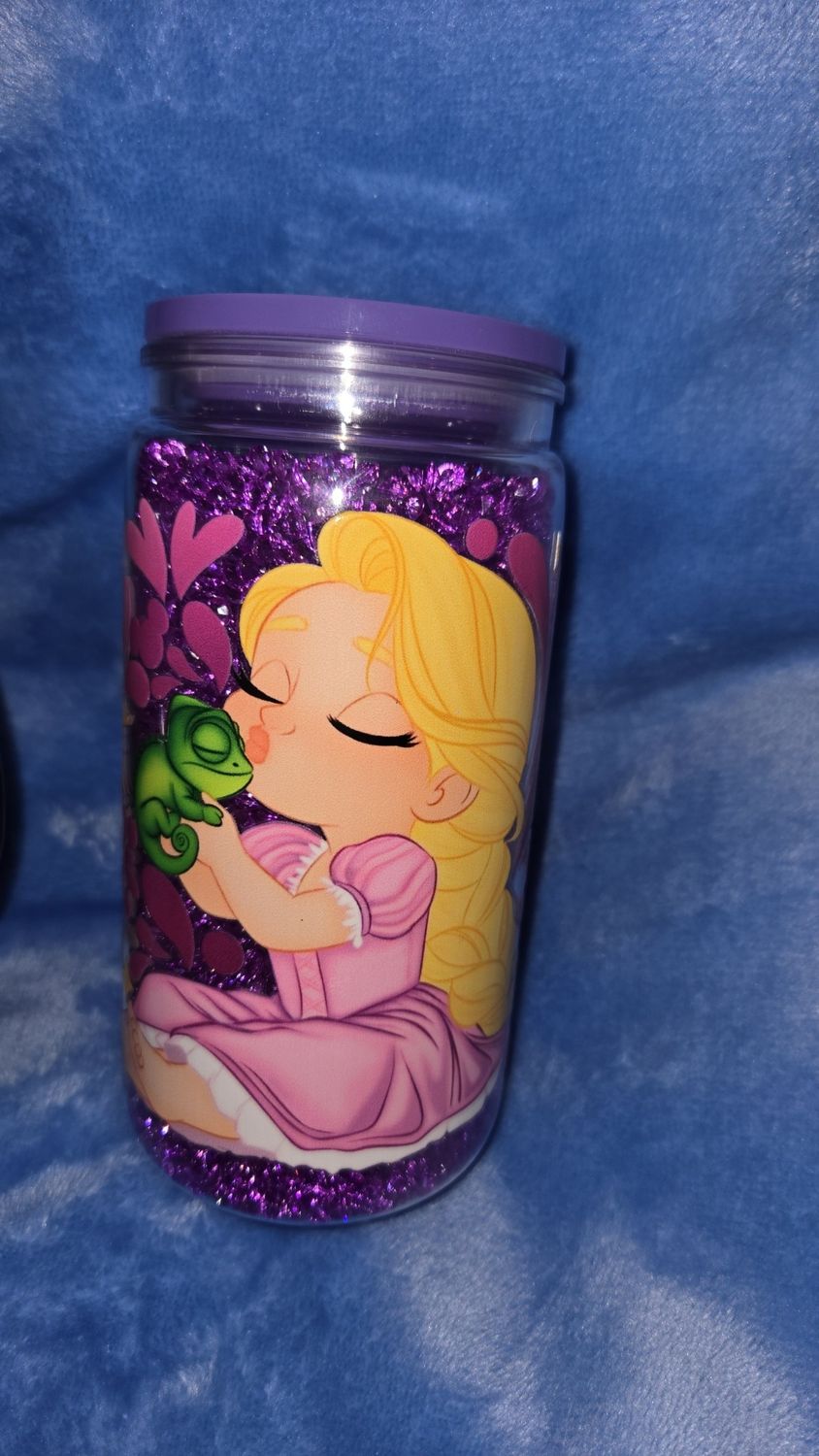 Rapunzel plastic cup