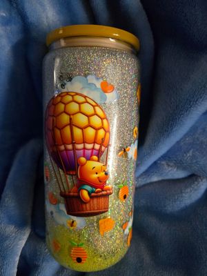 Pooh Glass cup