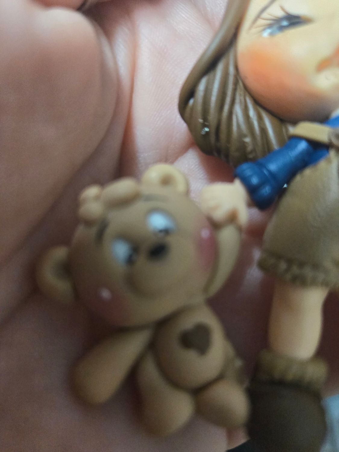 Tiffy 2clays/  bear magnet/jazz cup/cancer nb