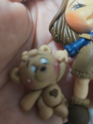 Tiffy 2clays/  bear magnet/jazz cup/cancer nb