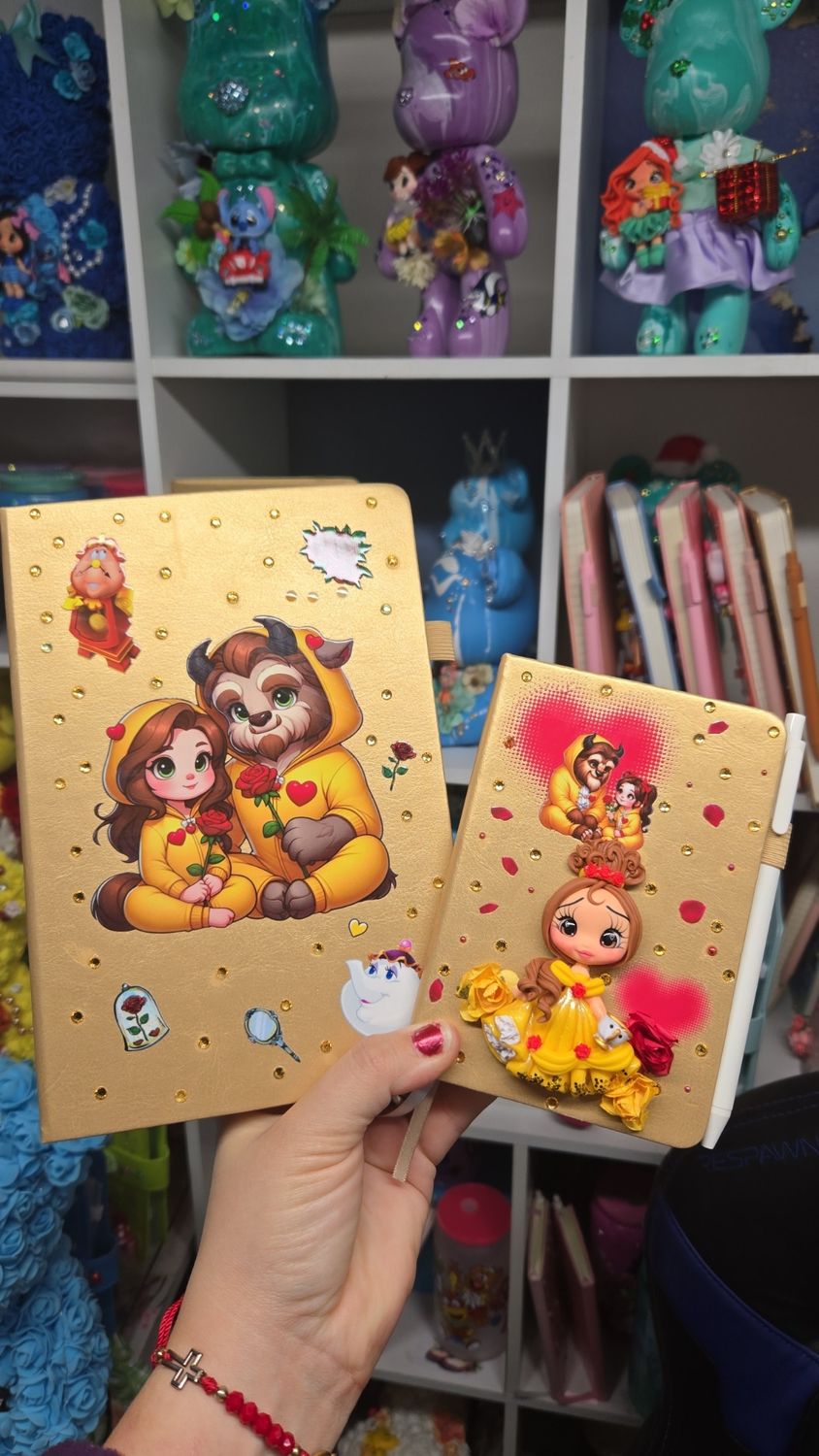 Beauty/beast notebook set