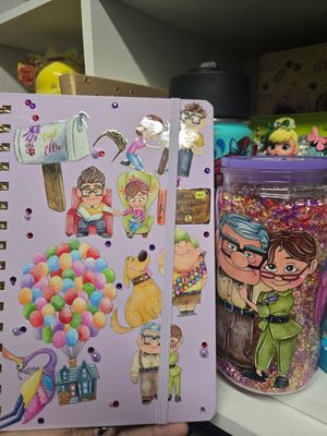 Up!! Book/plastic cup