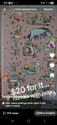 Pooh pink book claimed!