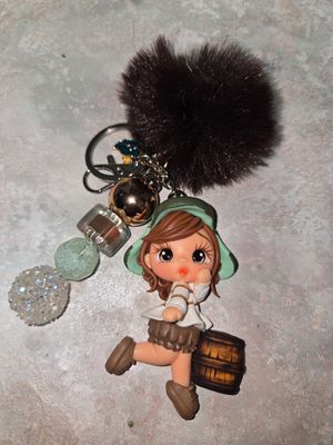 Chavo girl keychain
