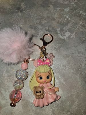 Sleeping beauty keychain