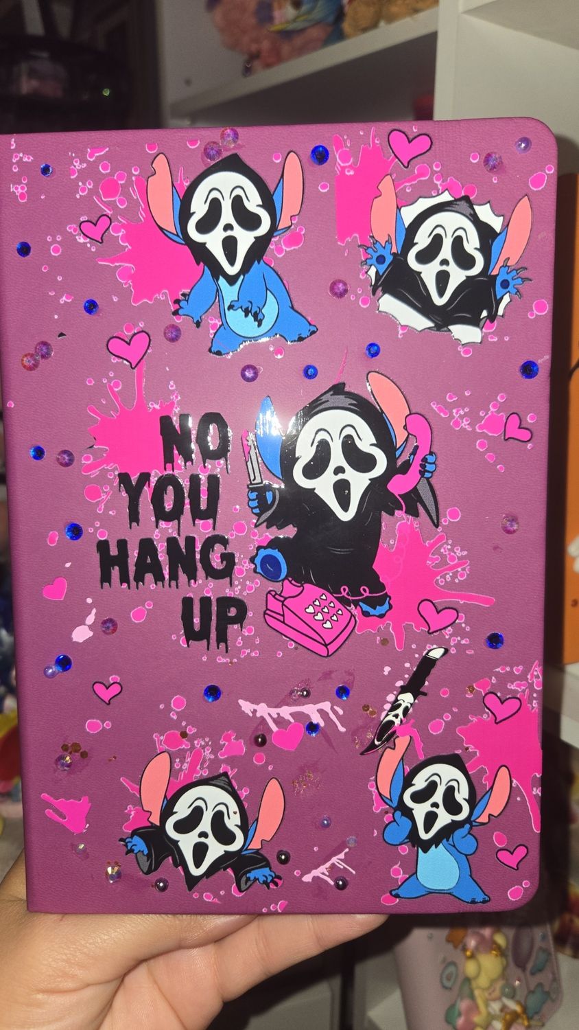 Stitch scary notebook