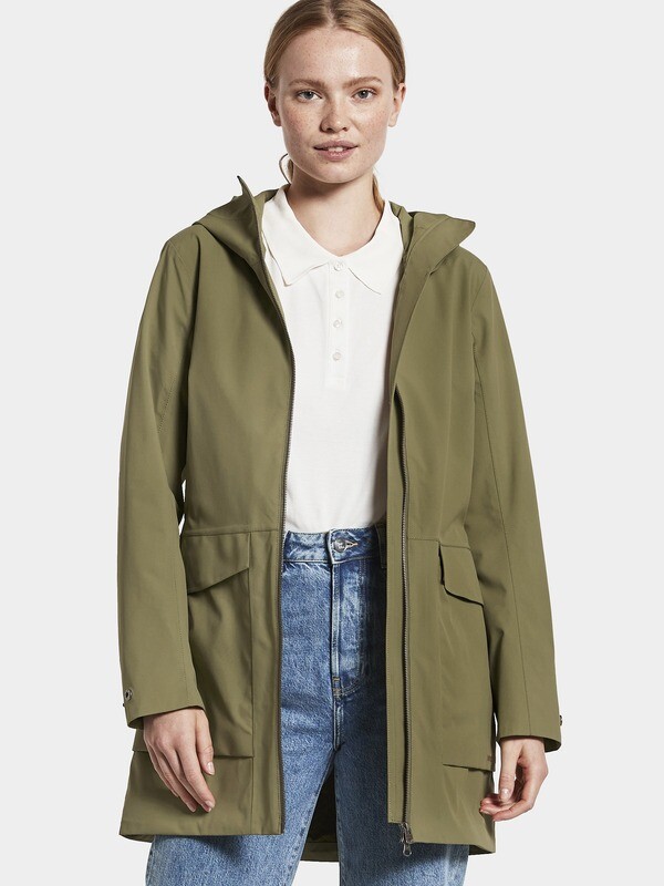 Куртка женская FOLKA (692 зеленый холст)
