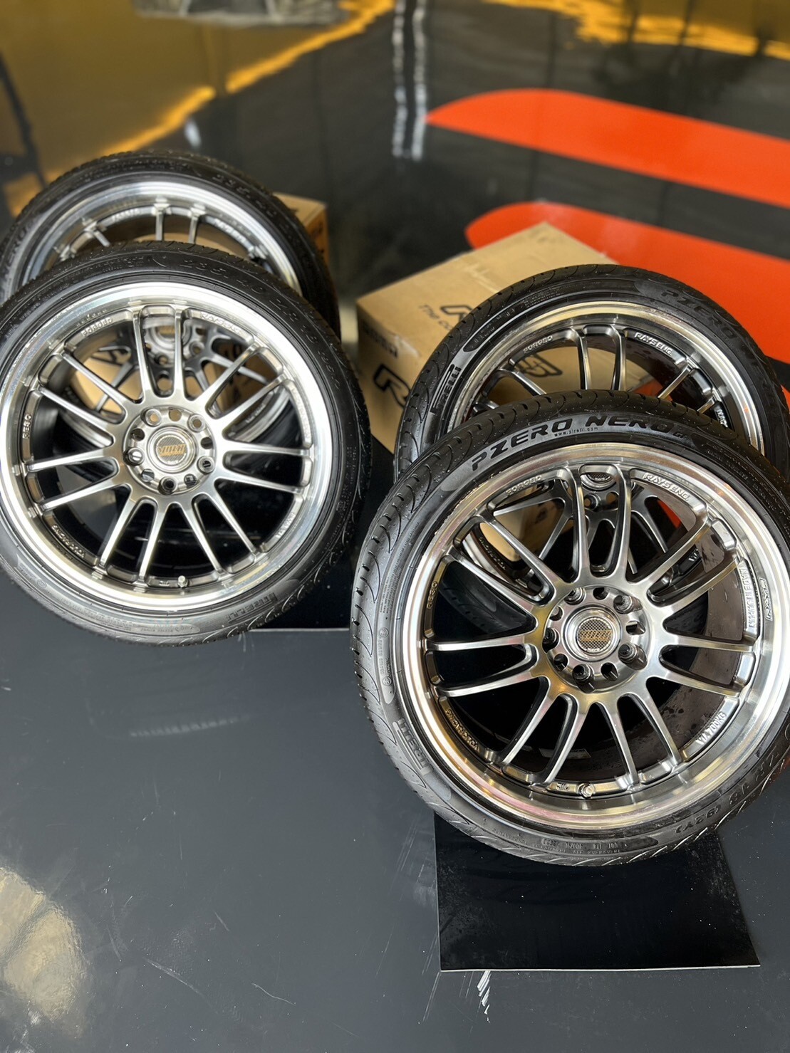 Rays RE30 Wheels & Tyre set
