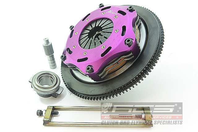 Mitsubishi Evo CT9A - Xtreme Performance - 184mm Rigid Ceramic Twin Plate Clutch Kit Incl Flywheel 1220Nm