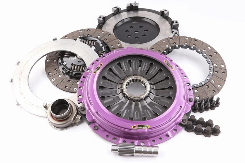 Mitsubishi Evo CT9A - Xtreme Performance - 230mm Sprung hub Organic Twin Plate Clutch Kit Incl Flywheel 1000Nm