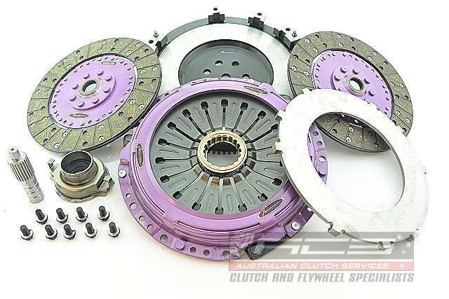 Miysubishi Evo CT9A - Xtreme Performance - 230mm Organic Twin Plate Clutch Kit Incl Flywheel 1200Nm