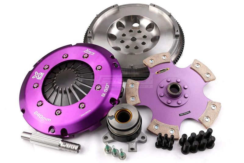 Clutch Kit - Xtreme Performance Heavy Duty Rigid Ceramic Incl Flywheel &amp; CSC - CONVERSION TO SOLID FLYWHEEL does have a significant increase in noise and harmonics - 600NM