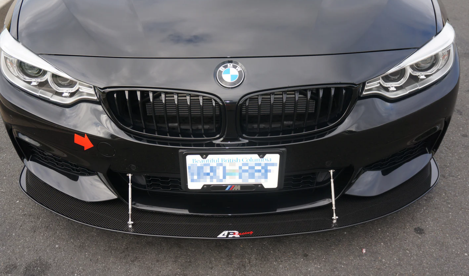 APR BMW 435i Stock Bumper Front Wind Splitter 2016-2019