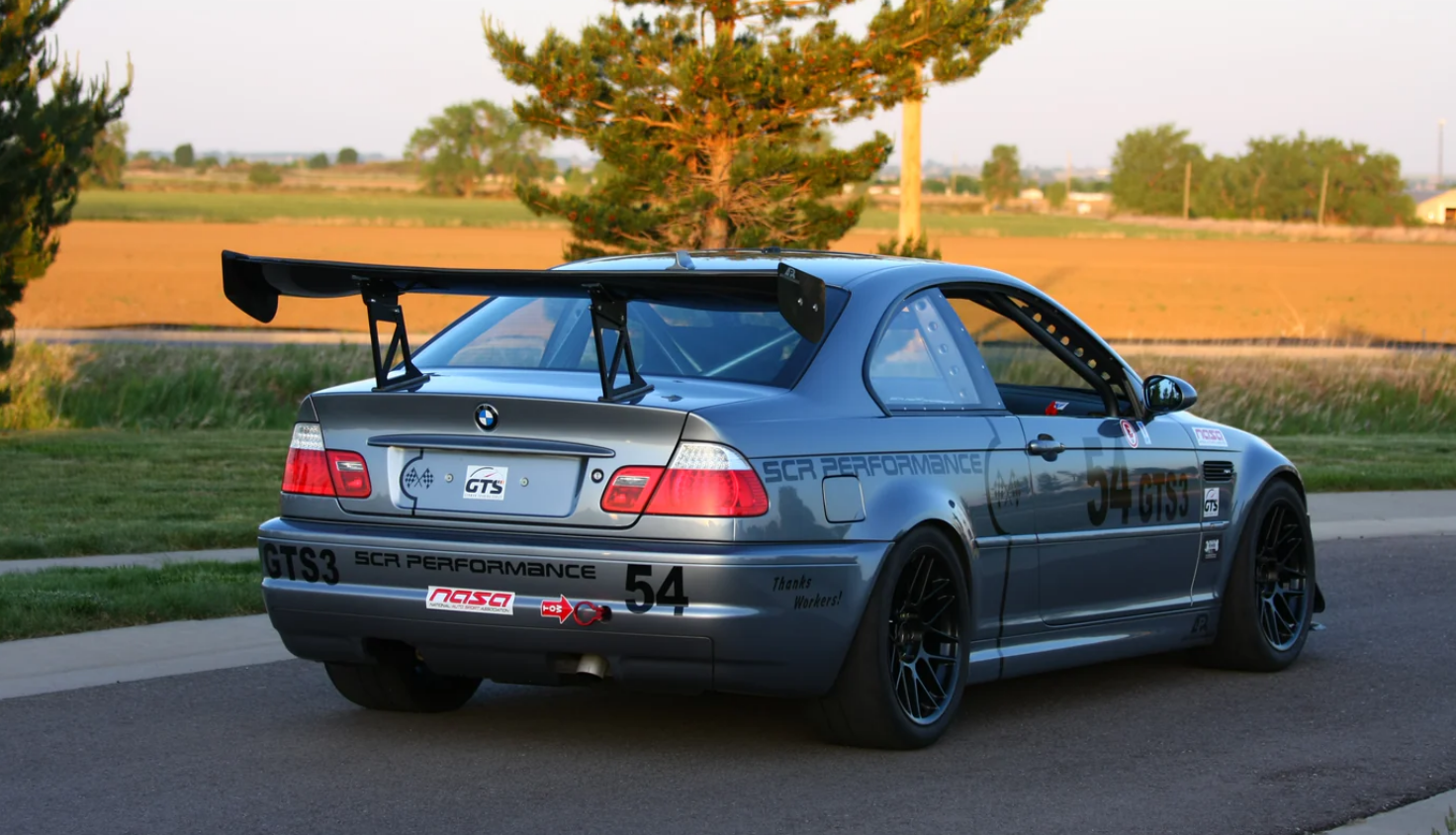 APR BMW E46 3-Series / M3 GTC-300 Adjustable Wing 2001-2006