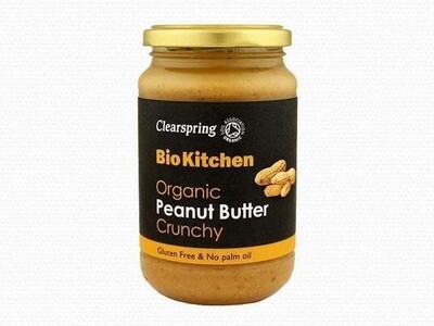 Clear Springs Bio Kitchen Org. Peanut Butter Crunchy Case 350g