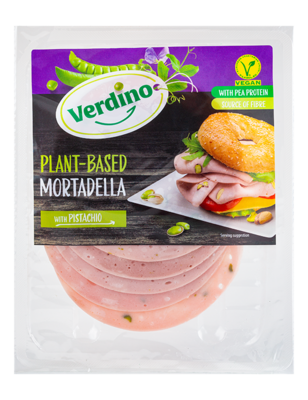 Verdino Plant-Based Mortadella with Pistachio 80g