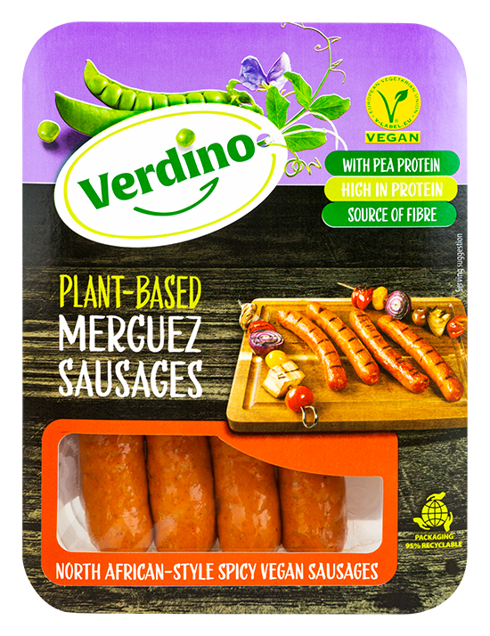 Verdino Plant-Based Merguez(Choricera Picante) 200g