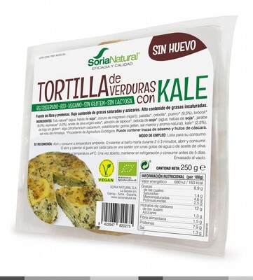 Soria Spanish omelette with kale and veggies 250g