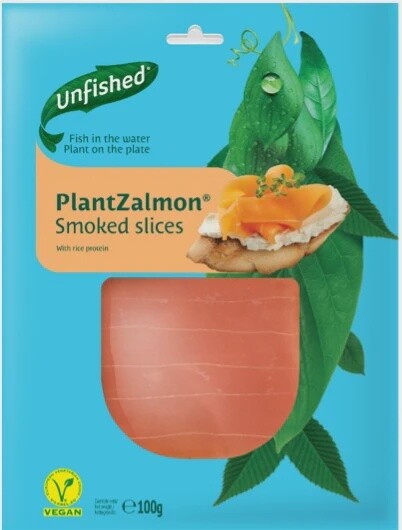 Unfished PlantZalmon Smoked Slices 100g