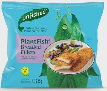 Unfished PlantFish Breaded Fillet 225g