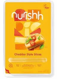 Nurishh Cheddar Style Cheese Slices 160g