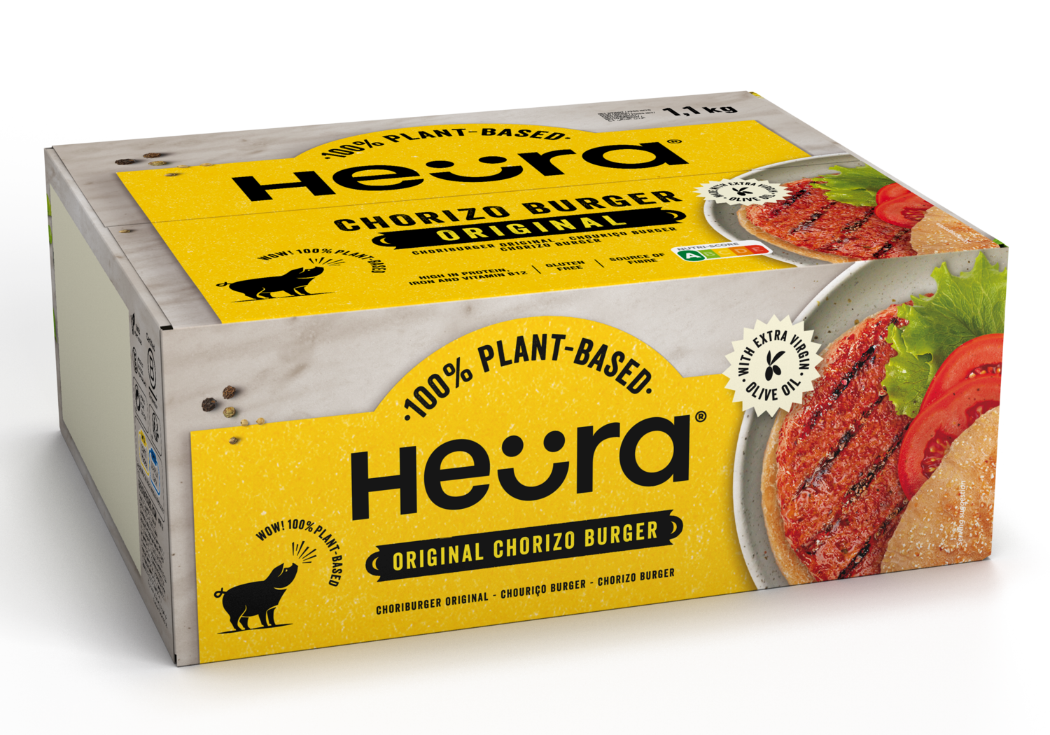 Heura Horeca Chorizo Burger 1.1 kg