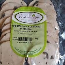 La Taula Verda Vegan Mortadella Olives 100g