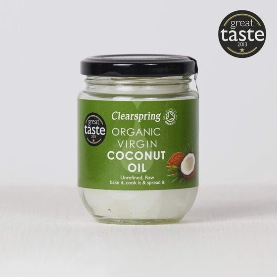 Clear spring Organic Coconut Oil (unrefined,raw) 200g