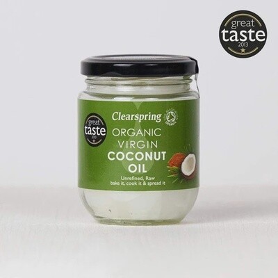 Clear spring Organic Coconut Oil (unrefined,raw) 200g