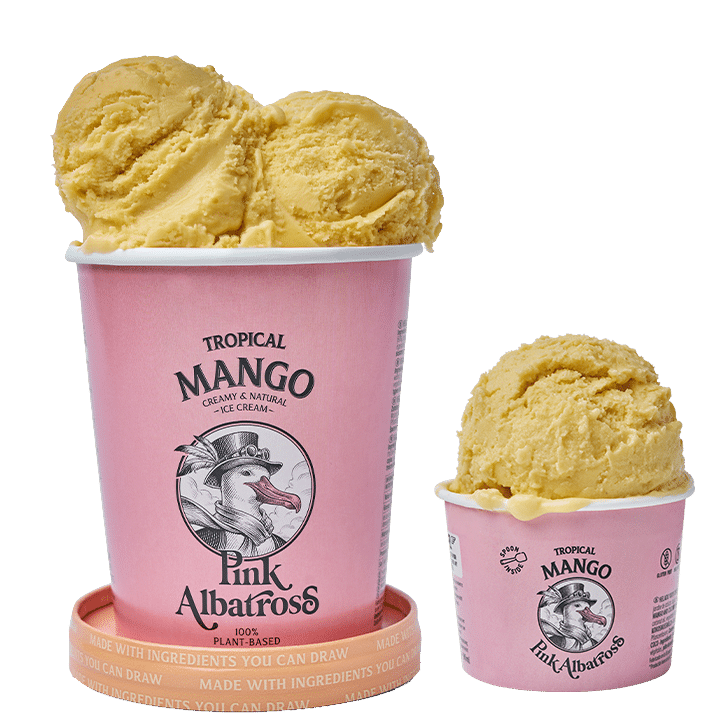 Pink Albatross - Mini Tropical Mango Ice Cream 90ml