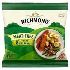 Richmond 8 Meat Free Vegan Sausages 304G