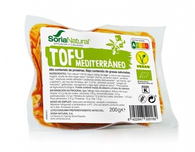 Soria Natural Mediterranean tofu 200g