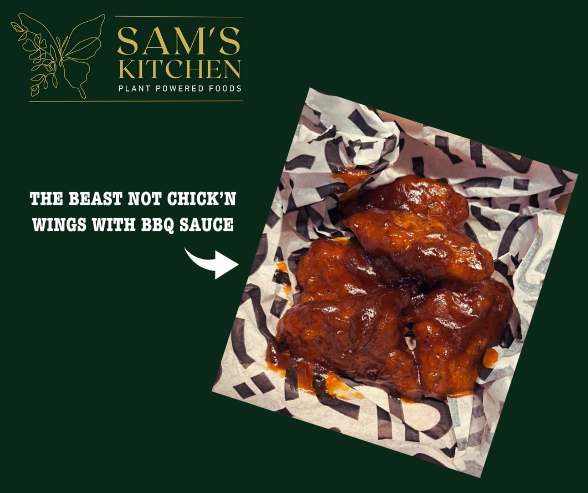 The BEAST-NOT Chick’n Wings x 5 Sticky BBQ Sauce