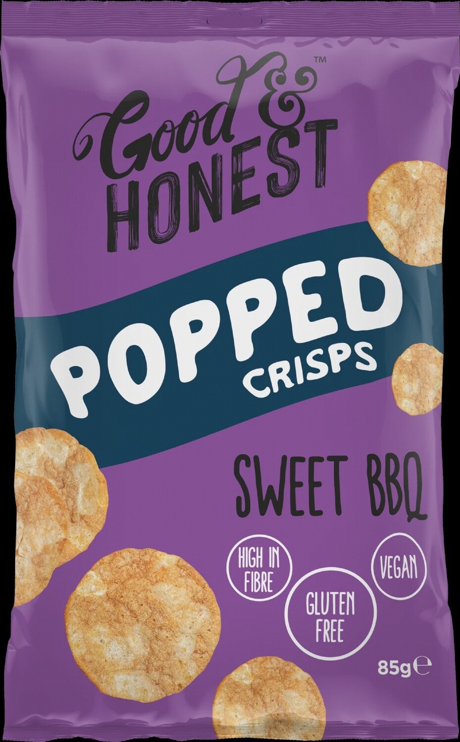 Good &amp; Honest Popped Crisps 85g, Flavour: Sour Cream
