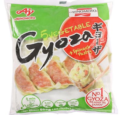 Ajinomoto Gyoza 5 green Vegetables 30&#39;s 600g
