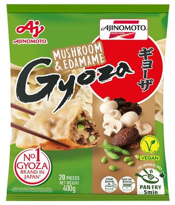 Ajinomoto - Gyoza mushrooms&amp; Edamame 20&#39;s 400g