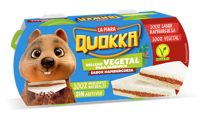 La Piara-Quokka-HAMBURGER FLAVOURED vegetable spread for sandwiches 75gx2