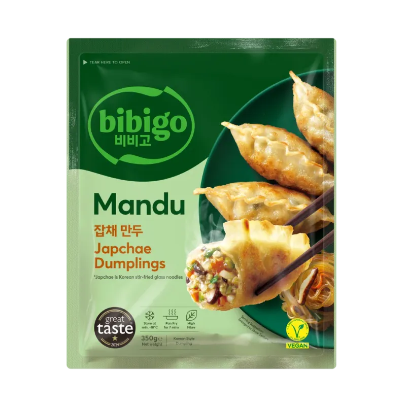 Bibigo Mandu Plant-based Mandu  Japchae 350g