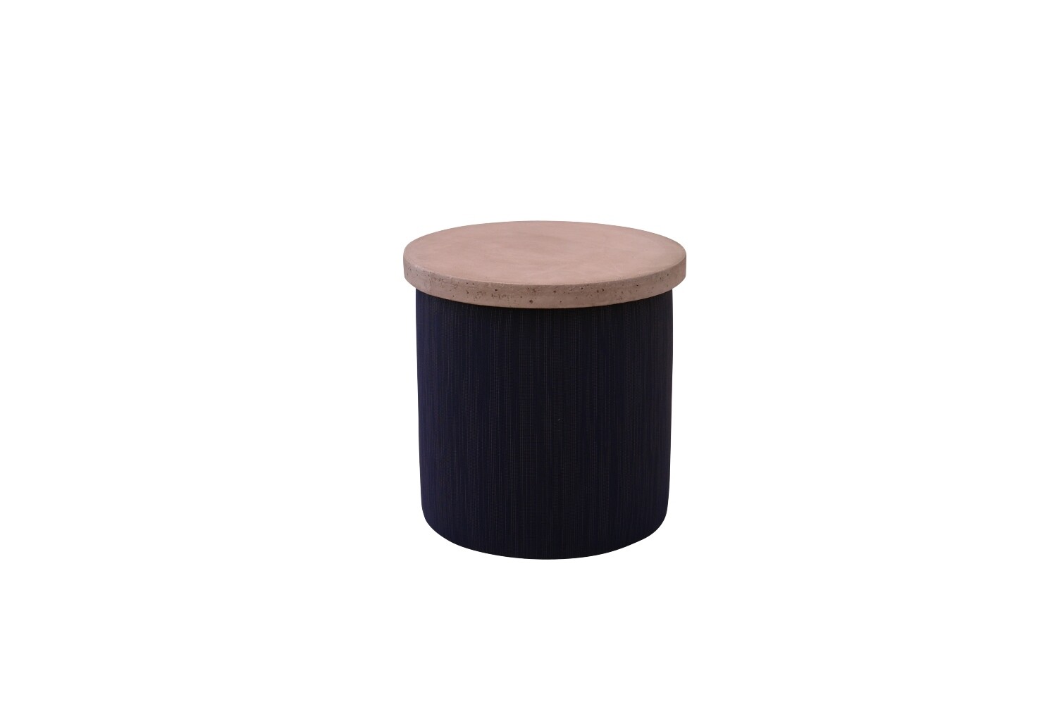 Resort Style Round Concrete Accent Table/Ottoman