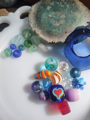 Open Torch: Glass Bead Making with Recycled Glass Into Beads Demo (April)