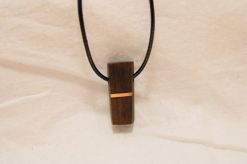Pendentif NEVEN en bois exotique