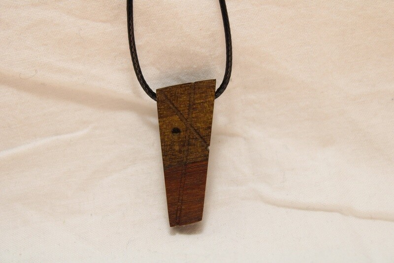 Pendentif URANUS en bois exotique