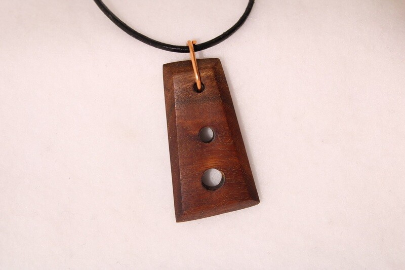 Pendentif LANTERNE en Acajou