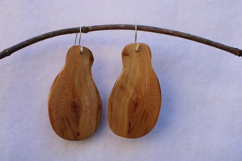 Boucles d'oreilles WENDY en Platane