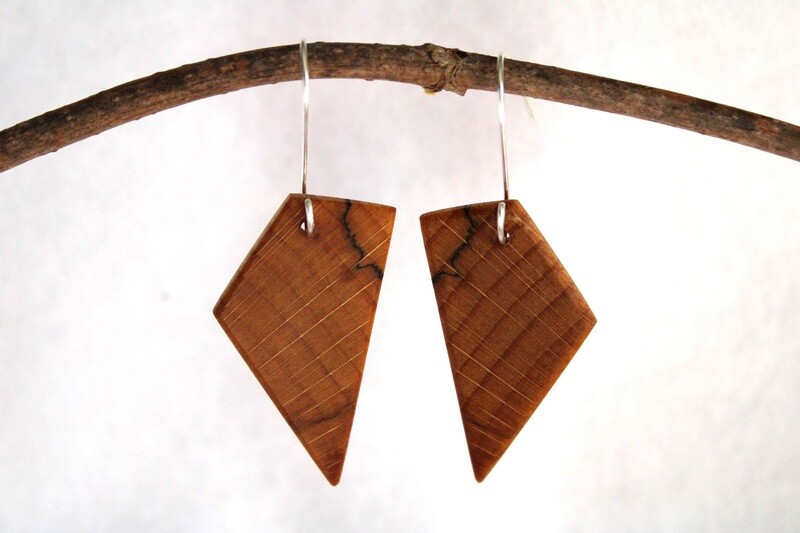 Boucles d'oreilles TESSA en Chêne