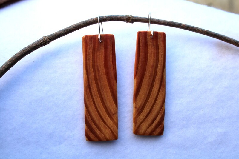 Boucles d'oreilles SIBEL en Pin