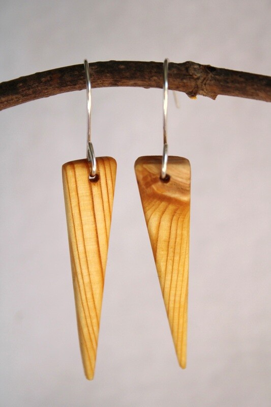 Boucles d'oreilles LILA en Pin